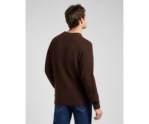 Lee Relaxed Chunky Crew Neck Sweater Arabica Tamaño S
