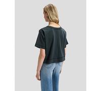 Lee Relaxed Cropped Tee Washed Black Tamaño XS