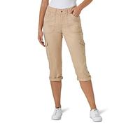 Lee Relaxed Fit Austyn Knit Waist Cargo Capri Pant - Capri Mujer