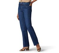 Lee Relaxed Fit Straight Leg Jean Jeans, Meridian, 40 ES Larga para Mujer