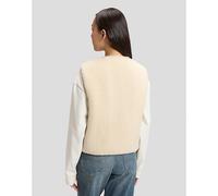 Lee Relaxed Short Sherpa Vest Ecru Tamaño L