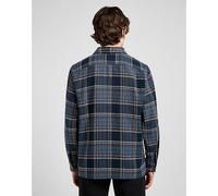 Lee Camiseta Texturizada 2PKT, Mood Indigo Grey Plaid, S