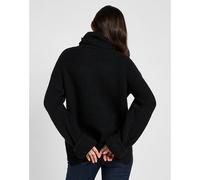 Lee Relaxed Wide Cuff Turtle Neck Unionall Black Tamaño L