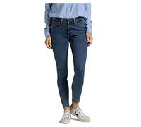 Lee Scarlett High Zip, Jeans, Mujer, Azul (Mid Ely), 32W / 31L