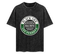 Lee Scratch Perry Ark Recording Studio Reggae Vinyl Records 45'S Mens T-Shirt Black Unisex Top tee XL
