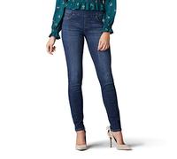 Lee Sculpting Slim Fit Skinny Leg Pull on Jean Jeans, Landslide, 40 Largo para Mujer