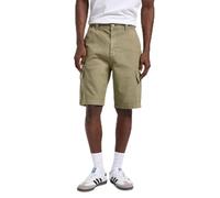 Lee Short Pantalones Cortos Cargo, Verde mercantil, 32W Hombres