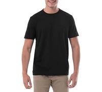 Lee Short Sleeve Slub tee Camiseta, Negro, L para Hombre