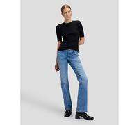 Lee Slim Rib Tee Black Tamaño XL