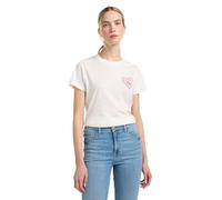 Lee Small Logo tee Camiseta, Crudo, XL Mujeres