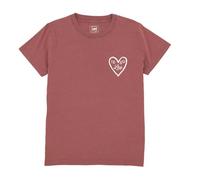 Lee Small Logo tee Camiseta, Granate, L Mujeres