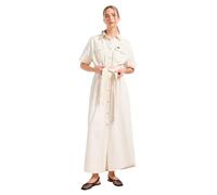 Lee SS Maxi Western Dress Vestido Informal, Crudo, XL Mujeres