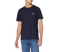 Lee Ss Patch Logo Tee, Camiseta Hombre, Navy, 4XL Grande