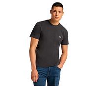 Lee Ss Patch Logo Tee, Camiseta Hombre, Washed Black, XXL Grande