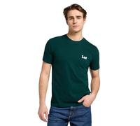 Lee SS Small Logo tee Camiseta, Jade Forest, L Hombres