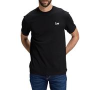 Lee SS Small Logo tee Camiseta, Negro, M Hombres