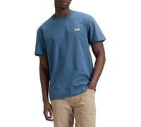 Lee SS Small Logo tee T-Shirt, Academy Blue, M Hombre