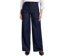 Lee Stella - Regal Blue - High Waist Wide Leg Dark Blue Talla: W24L31 | Pantalones Anchos Outlet | Mujer | Azul