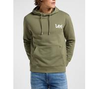 Lee Wobbly Hoodie Sudadera con Capucha, Verde mercantil, S para Hombre