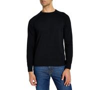 Lee Clean Raglan Sweater Suéter, Negro, S para Hombre