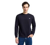 Lee Sudadera para Hombre Patch Crew SWS, Azul Marino, XXS