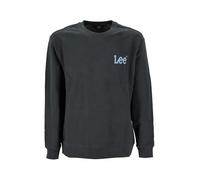 Lee Sudadera para Hombre Wobbly SWS, Negro Lavado, XL