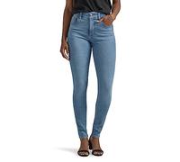 Lee Ultra Lux Comfort Flex Motion Skinny Leg Jean with Ever Fit Jeans, Sugar Cloud, 10 Corto US para Mujer