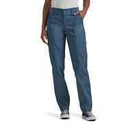 Lee Ultra Lux Comfort with Flex-to-go Utility Pant Pantalones, Deep Waters, 12 US para Mujer