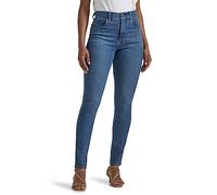 Lee Ultra Lux Comfort with Flex Motion - Jeans Ajustados para Mujer con Ajuste Siempre, Color Azul, Formato Azul, 8 US