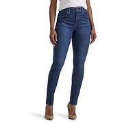 Lee Ultra Lux Comfort with Flex Motion - Jeans Ajustados para Mujer, con Ajuste Siempre, Color Oscuro Oscuro, Oscuro más Profundo, 8 US