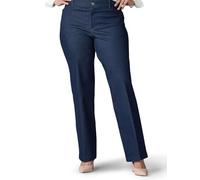 Lee Ultra Lux Comfort with Flex Motion Trouser Pant Pantalones, Indigo Rinse, 46 Corto para Mujer