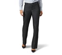 Lee Ultra Lux Comfort with Flex Motion Trouser Pant Pantalones, Negro Enjuague, 32 para Mujer