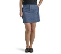 Lee Ultra Lux Comfort with Flex-to-go Cargo Skort Falda pantalón, Cambray, 38 para Mujer