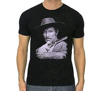 Lee Van Cleef - Camiseta de algodón para hombre, diseño de película de actor occidental, color negro, Negro, L