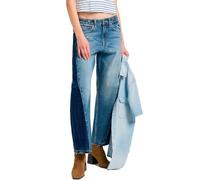 Lee Vaqueros para Mujer Reconstructed Rider Jeans Slim Straight Fit Pierna Recta, Azul Claro, 30W x 31L