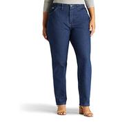 Lee - Vaqueros para Mujer - Slim Straight Fit - Elly - Negro Rinse