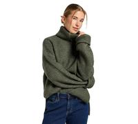 Lee Wide Cuff Turtle Neck Sudadera, Gris Oliva, M para Mujer