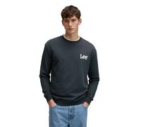 Lee Wobbly SWS Sudadera, Negro Lavado, M para Hombre