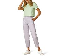 Lee Women's High Rise Chetopa Flat Front Chino Pant, Misty Lilac, 25 (US 0)