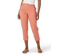 Lee Women's Legendary High-Rise Balloon Crop Pant, Envy (Coral), 2