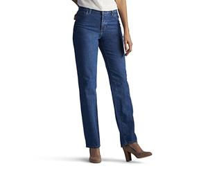 Lee Women's Missy Relaxed Fit All Cotton Straight Leg Jean, Livia, 4