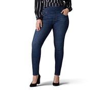 Lee Women's Plus Size Sculpting Slim Fit Skinny Leg Pull on Jean