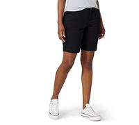 Lee Women's Regular Fit Chino Bermuda Short, Jet Black, 0