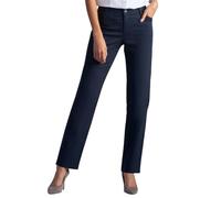 LEE Women's Relaxed Fit All Day Straight Leg Pant, Imperial Blue, 10 Short