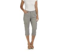 Lee Women's Relaxed Fit Austyn Knit Waist Capri Pant, Frost Gray, 8