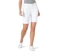 Lee Women's Relaxed Fit Bermuda Short, White, 8