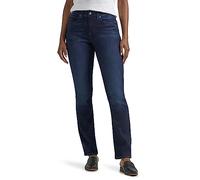 Lee Women's Ultra Lux Comfort with Flex Motion Straight Leg Jean, Main Thrill, 10