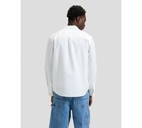 Lee Workwear Relaxed No Pocket Button Down Shirt Bright White Tamaño S