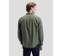 Lee Workwear Relaxed No Pocket Button Down Shirt Oak Moss Tamaño XL