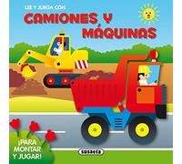 Lee y juega con camiones y máquinas
